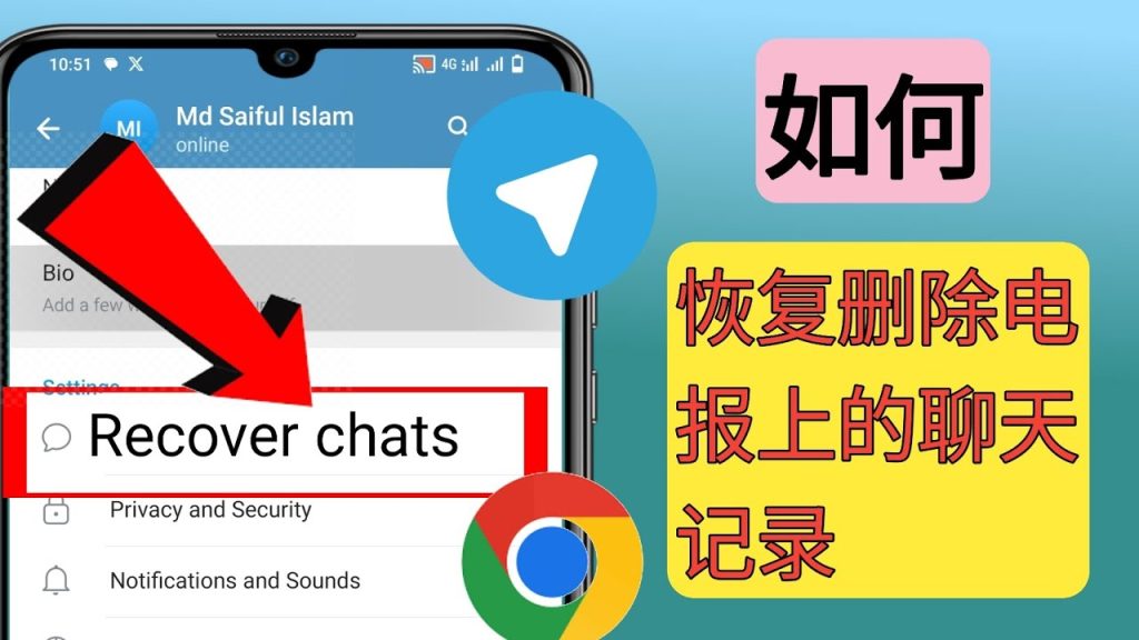 Telegram 删除消息如何恢复？